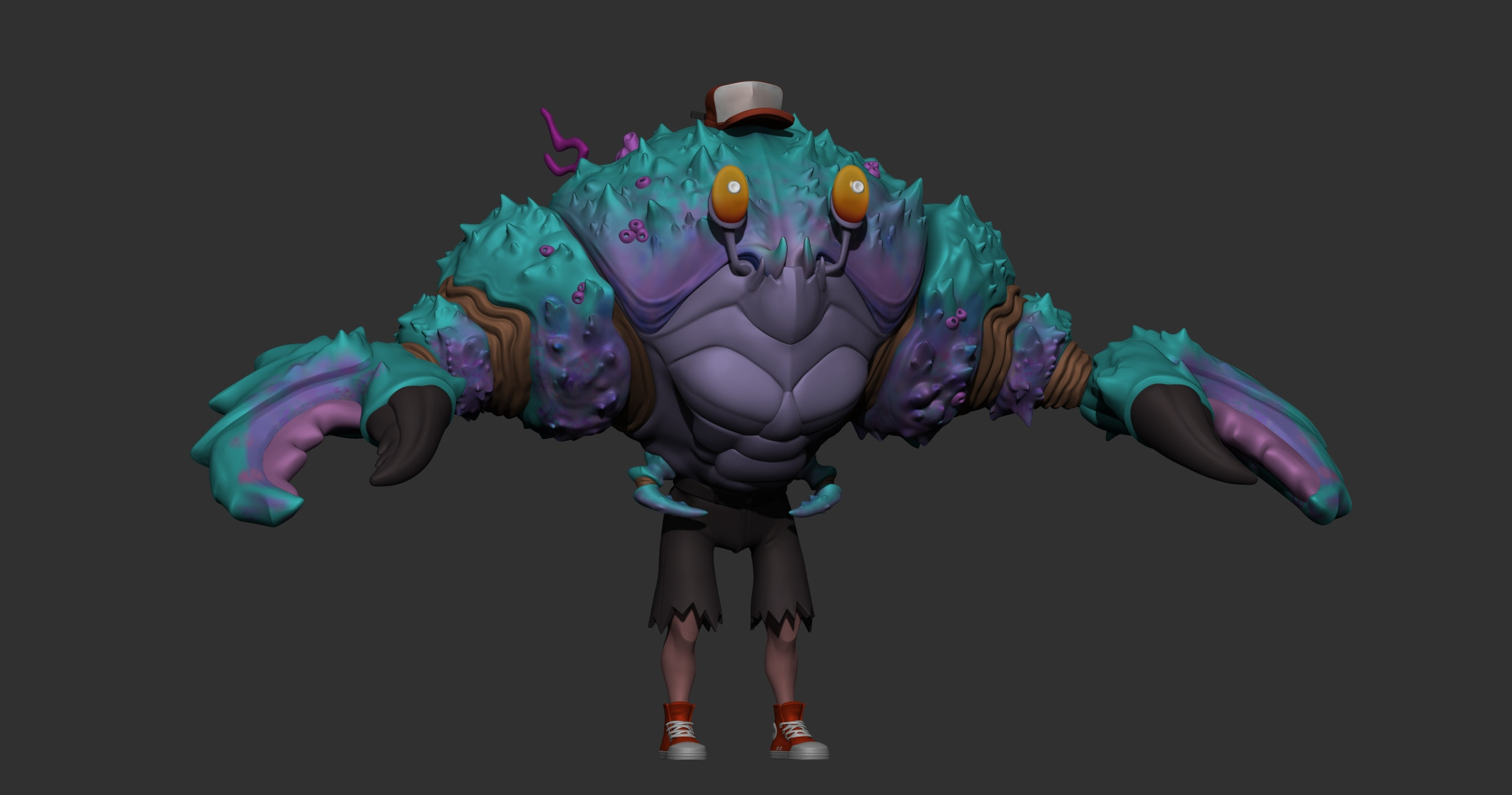Early lookdev polypaint