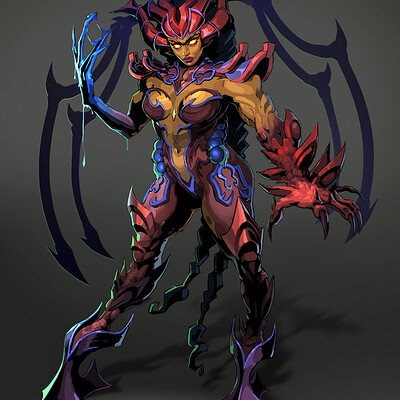Demon Bug Evil Lady