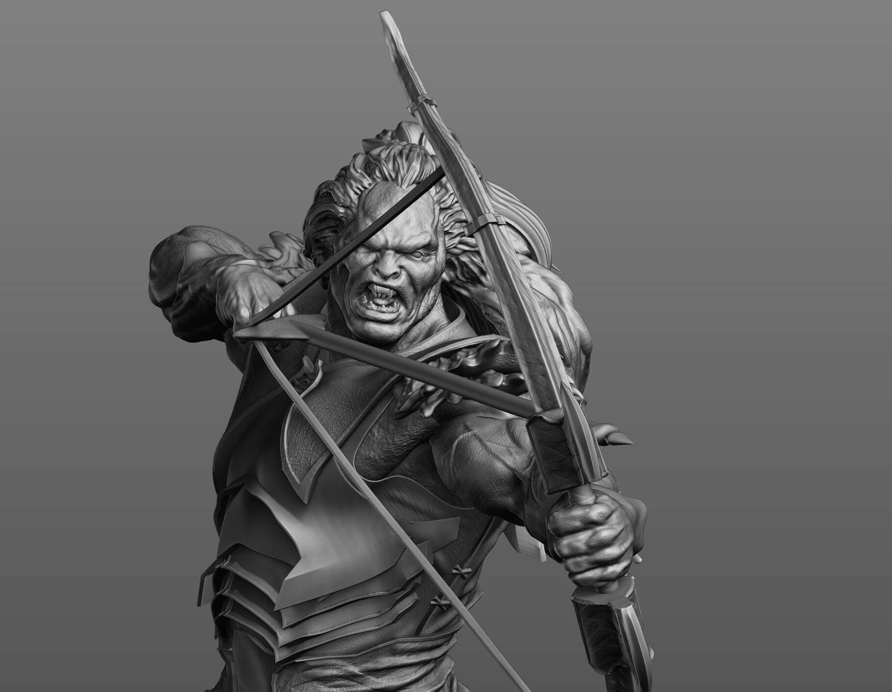 ArtStation - Lurtz URUK-HAI, image size:1820x1412