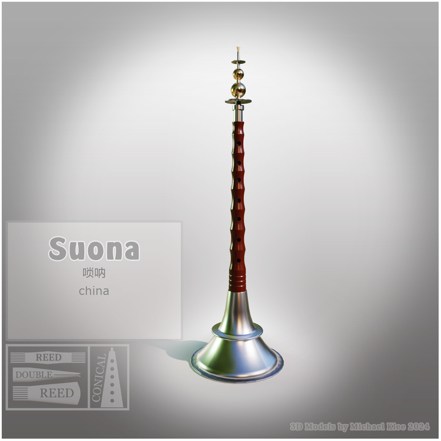 Double reed flute on sale