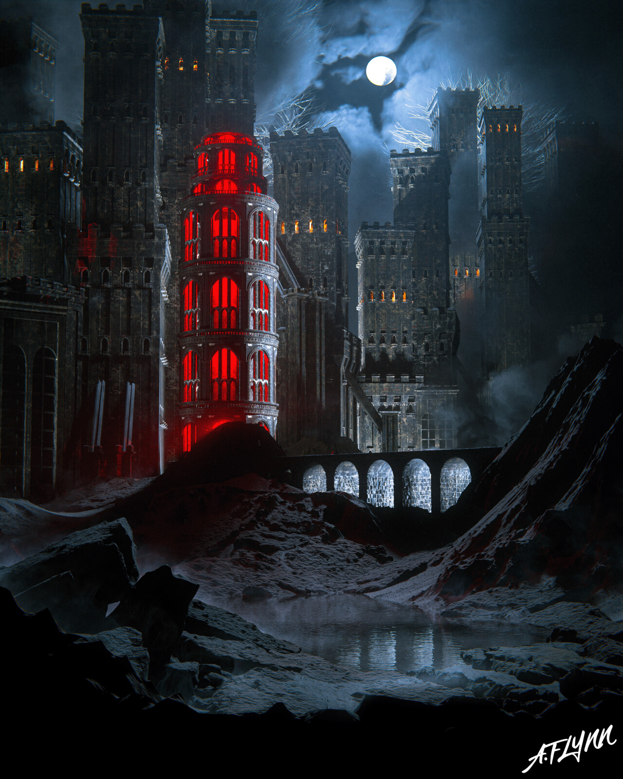 Dracula's Castle Concept Art