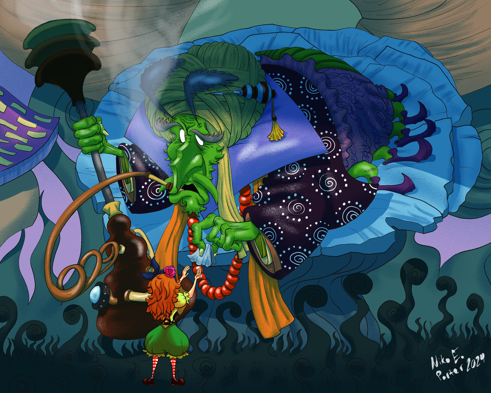 Alice's Adventures in Wonderland-Caterpillar