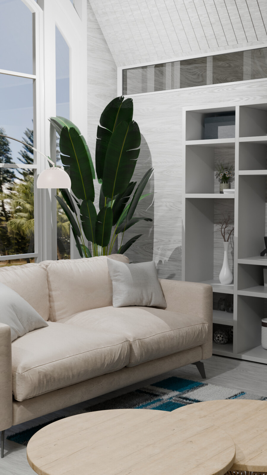 Sitting room-arch
