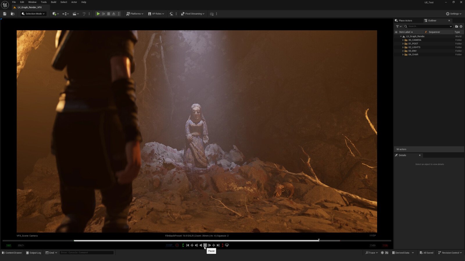 UE 5.4 Editor view 02