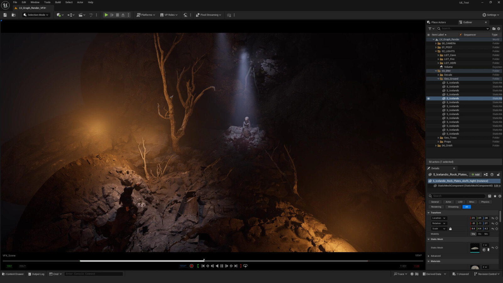UE 5.4 Editor view 03