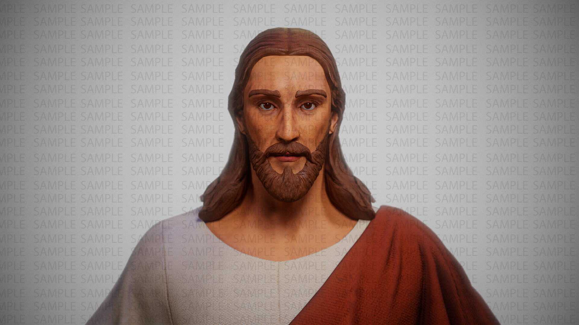 ArtStation - 3D jesus modeling with rigging