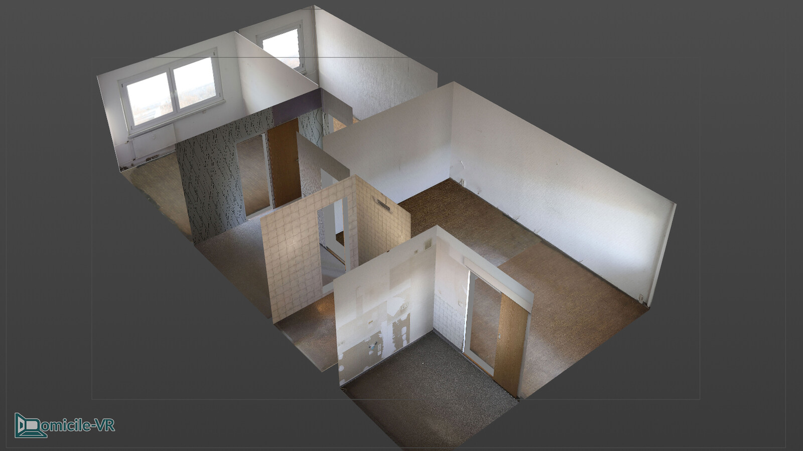 Version of apartement in bad condition.