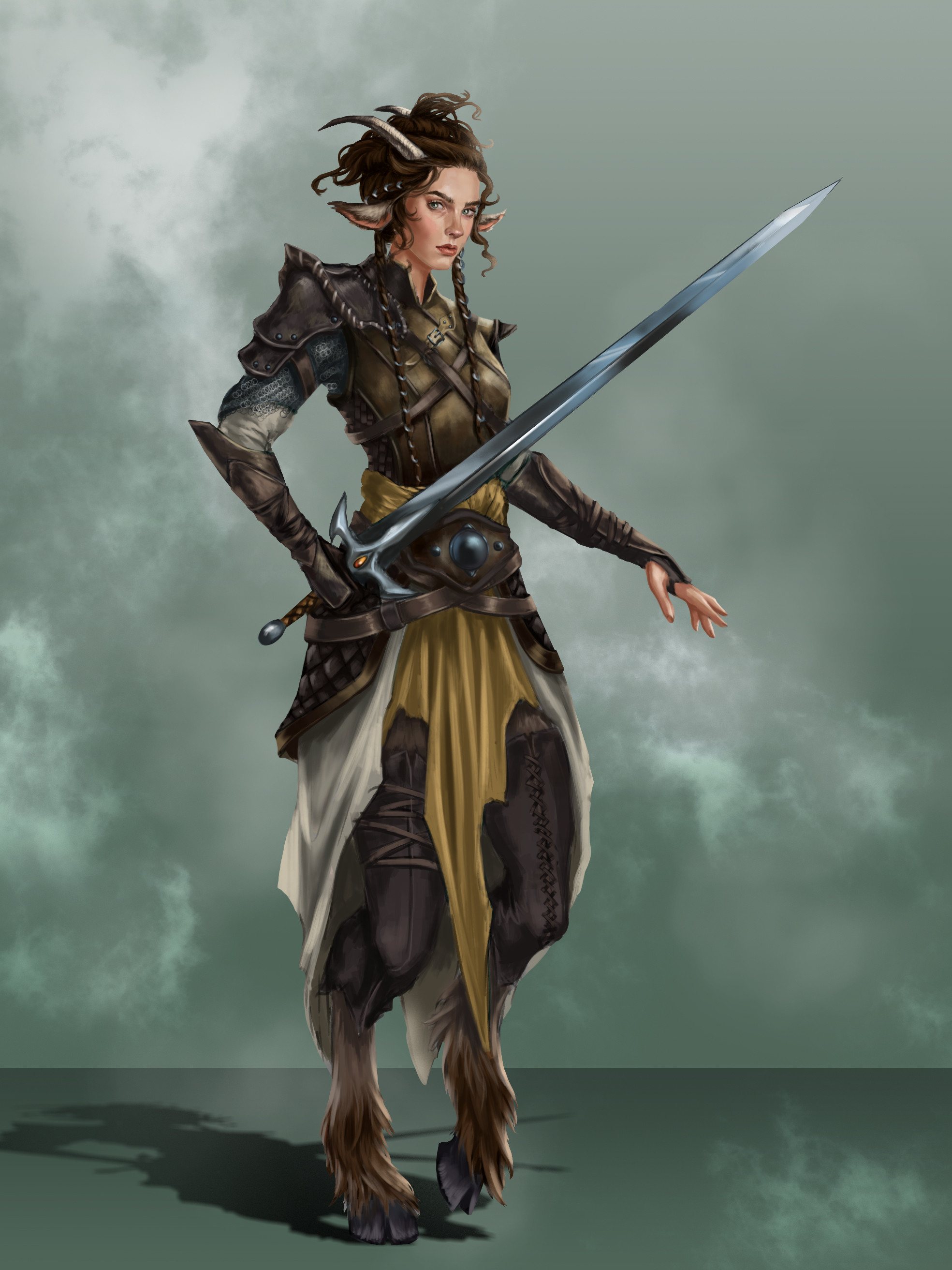 D&amp;D Satyr Fighter
