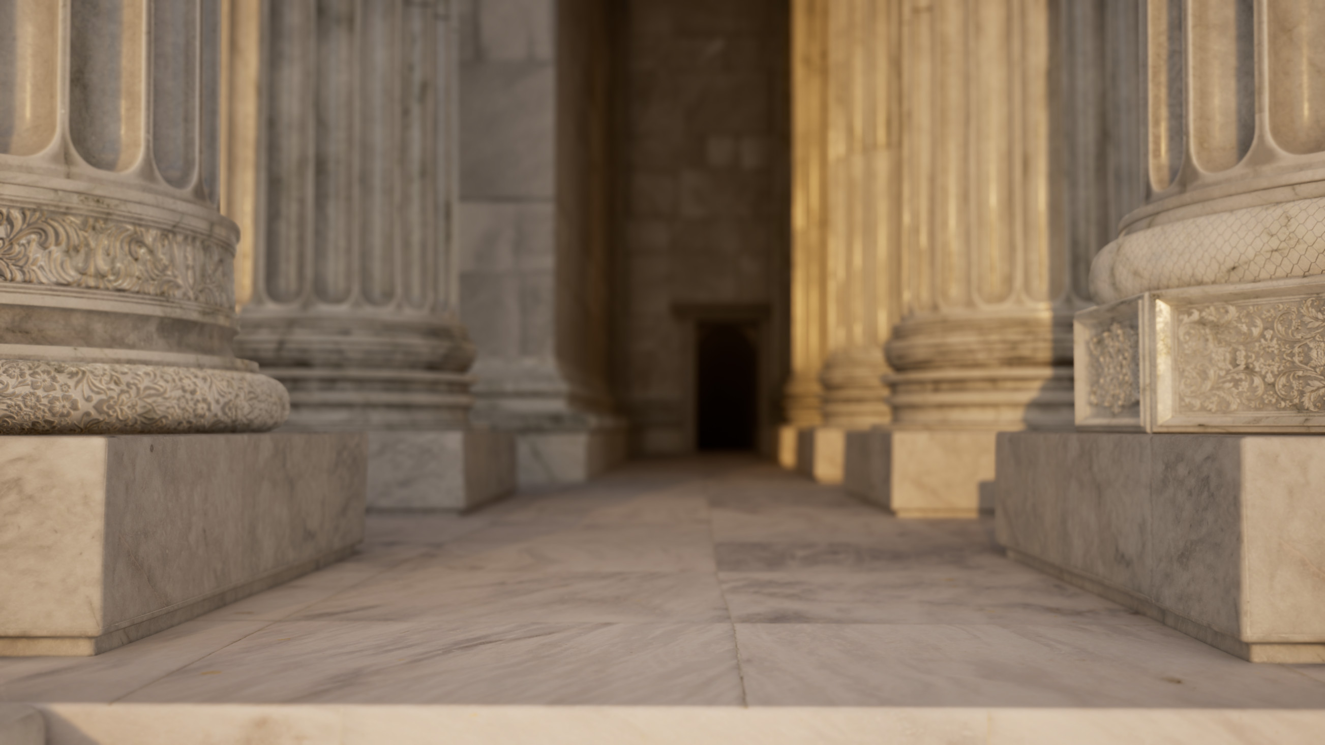 Temple of Apollo in Didim.

The image you see now shows a part of the project that is not yet complete. We are still working on the level and environmental design.