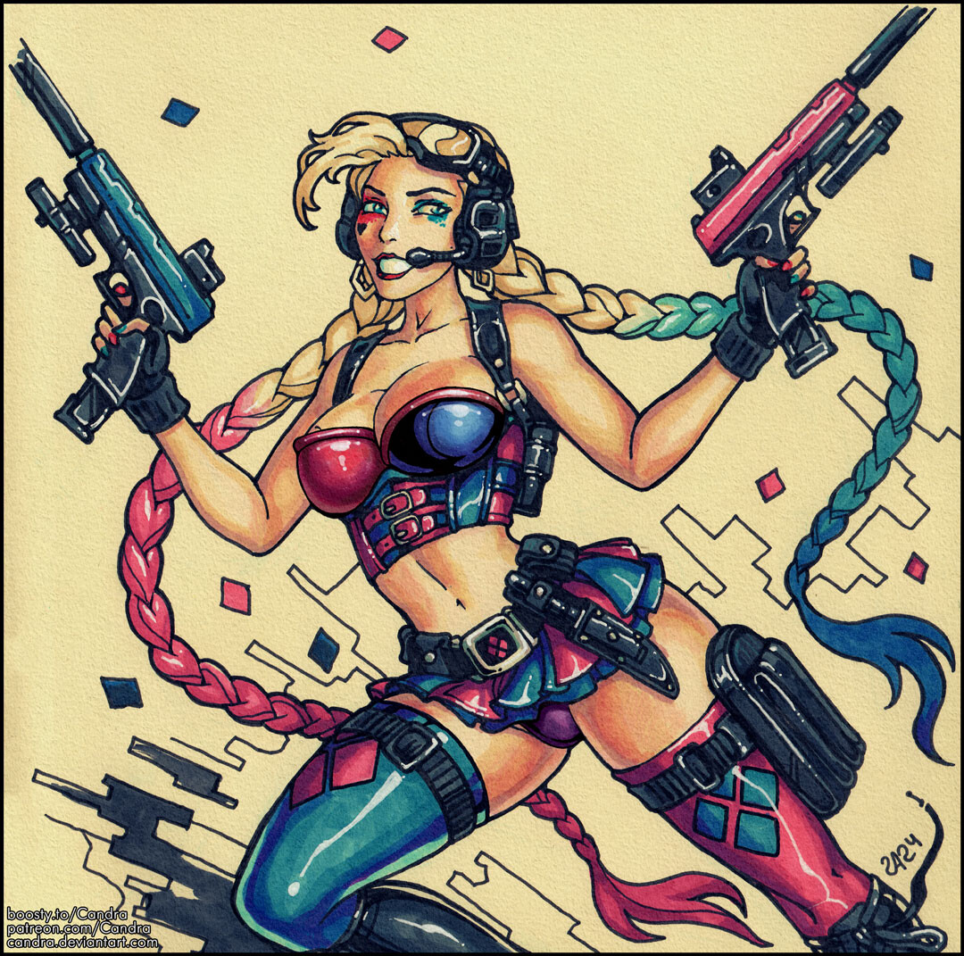 ArtStation - Sketchbook - Harley Quinn (SFW)