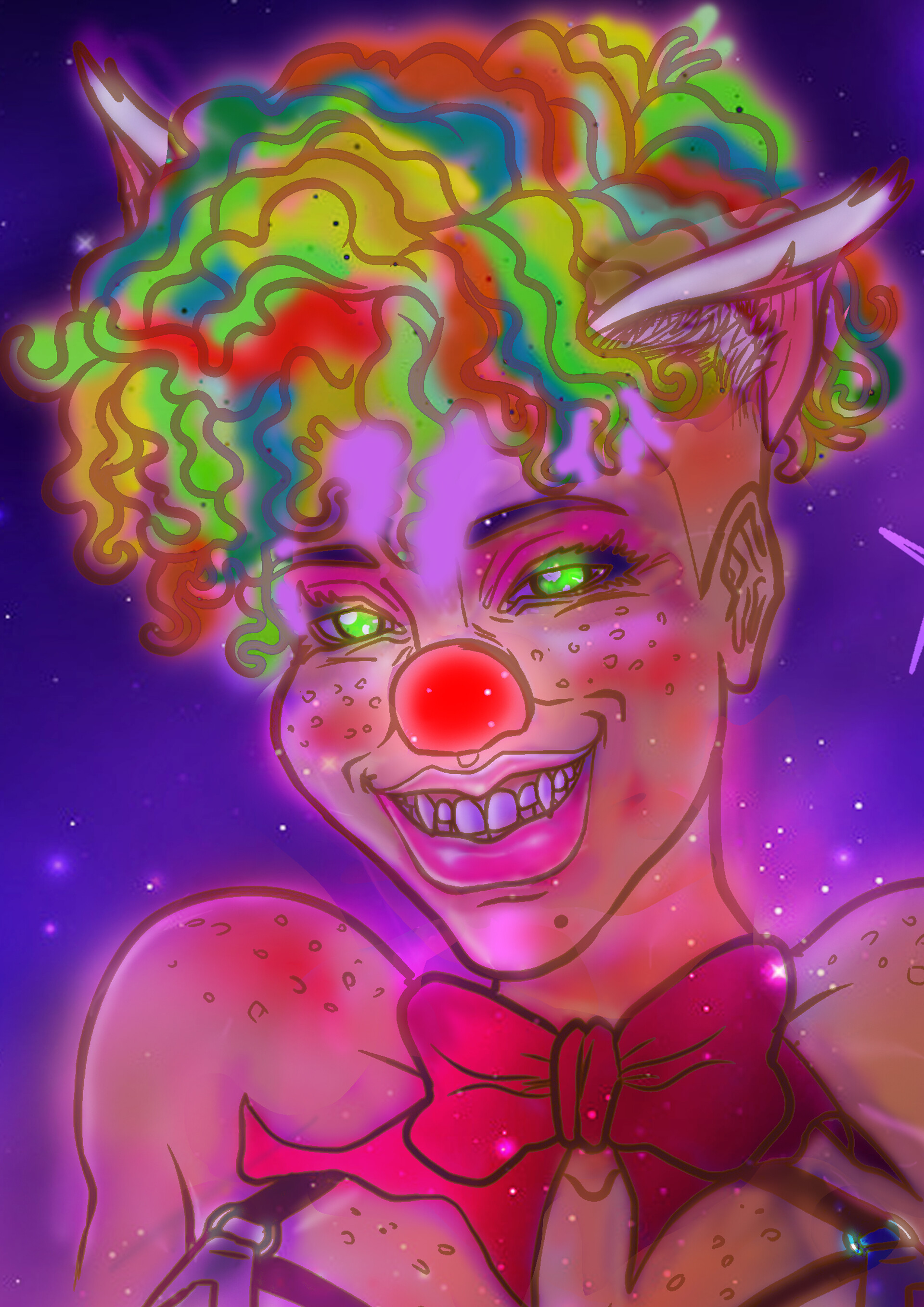 ArtStation - The Cat Clown Lady 🐈🤡 (Part 2)