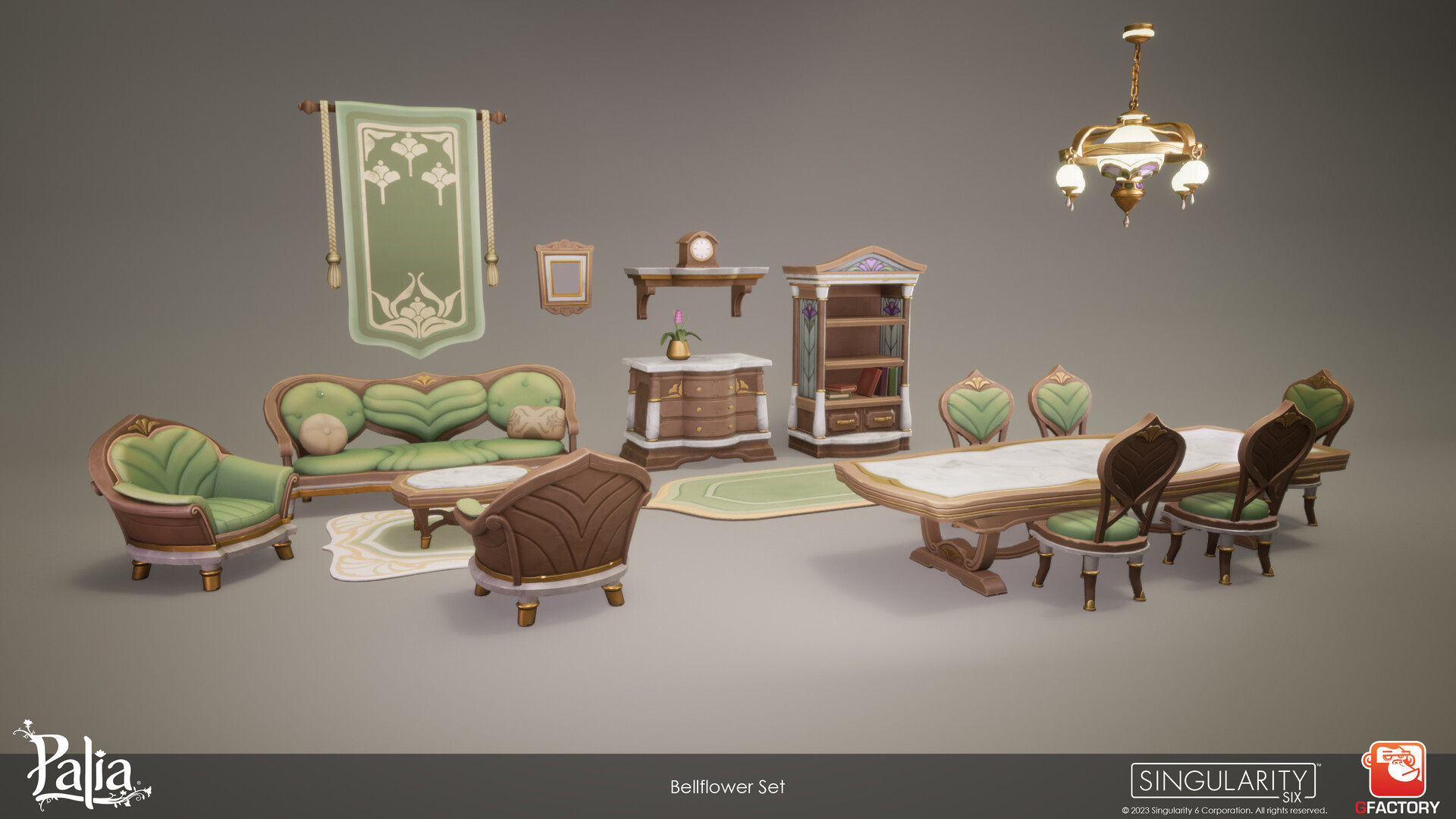 Mylène Lelièvre Palia Furniture Bellfower Set