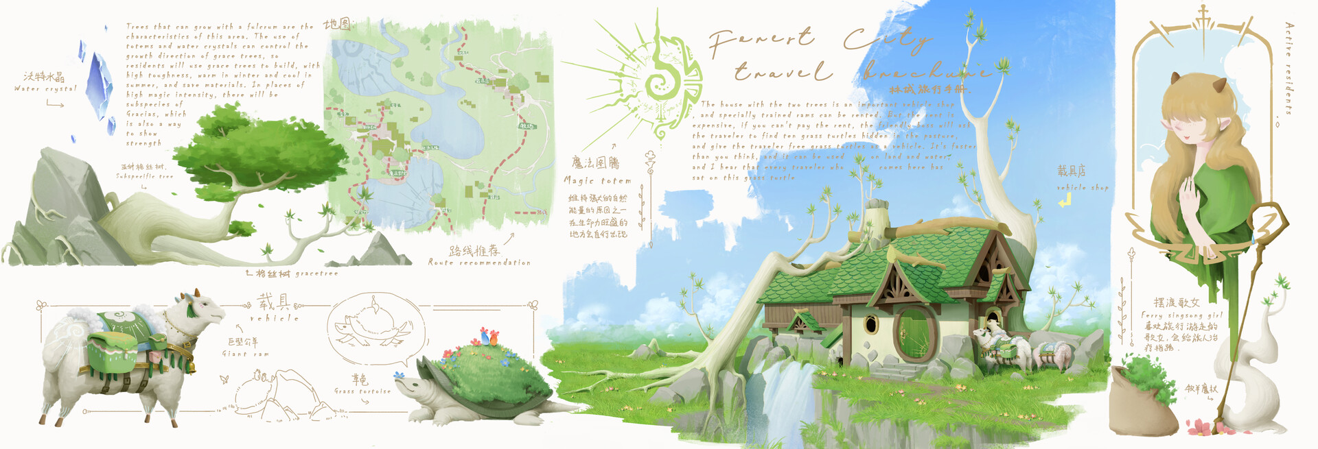 ArtStation 林城设定补充