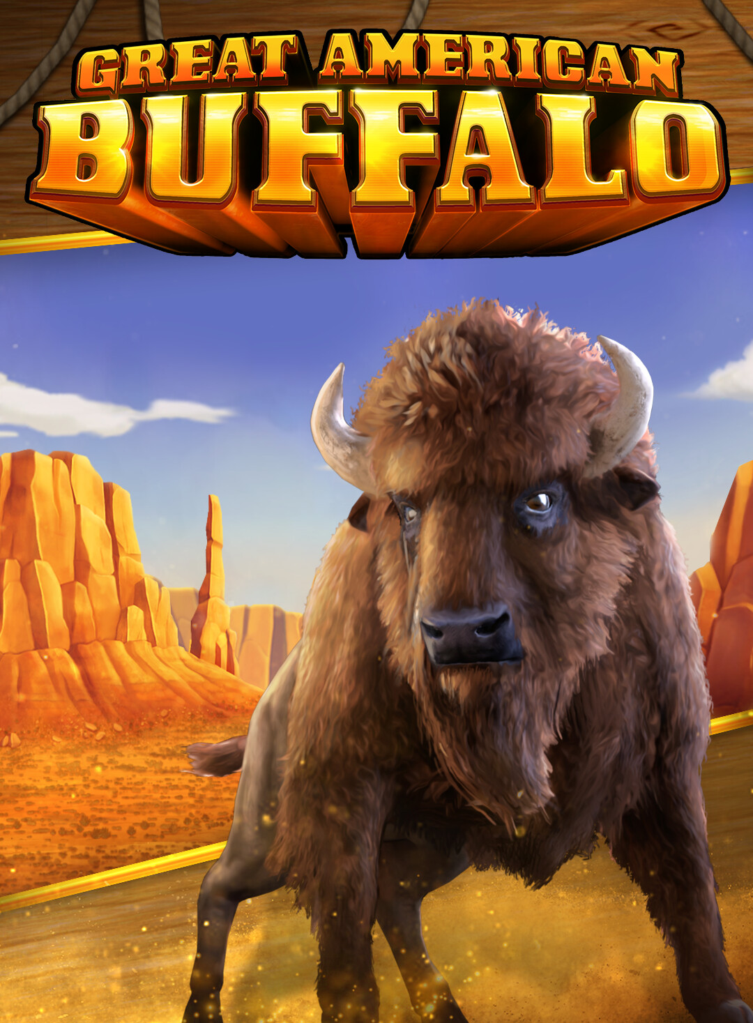 I was responsible for the buffalo. Background by other artists.
