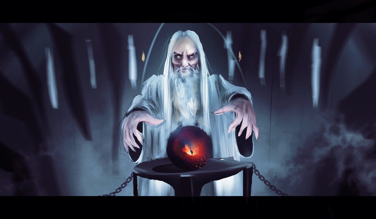 Saruman palantir lotr