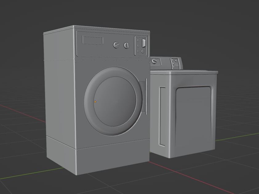 Modelled the props and environment within Blender.