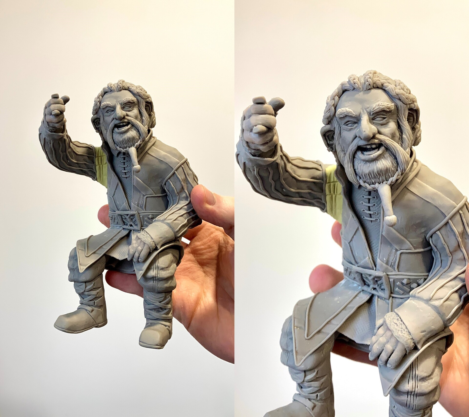 Jamie Lord - Dori the dwarf character sculpture from The Hobbit