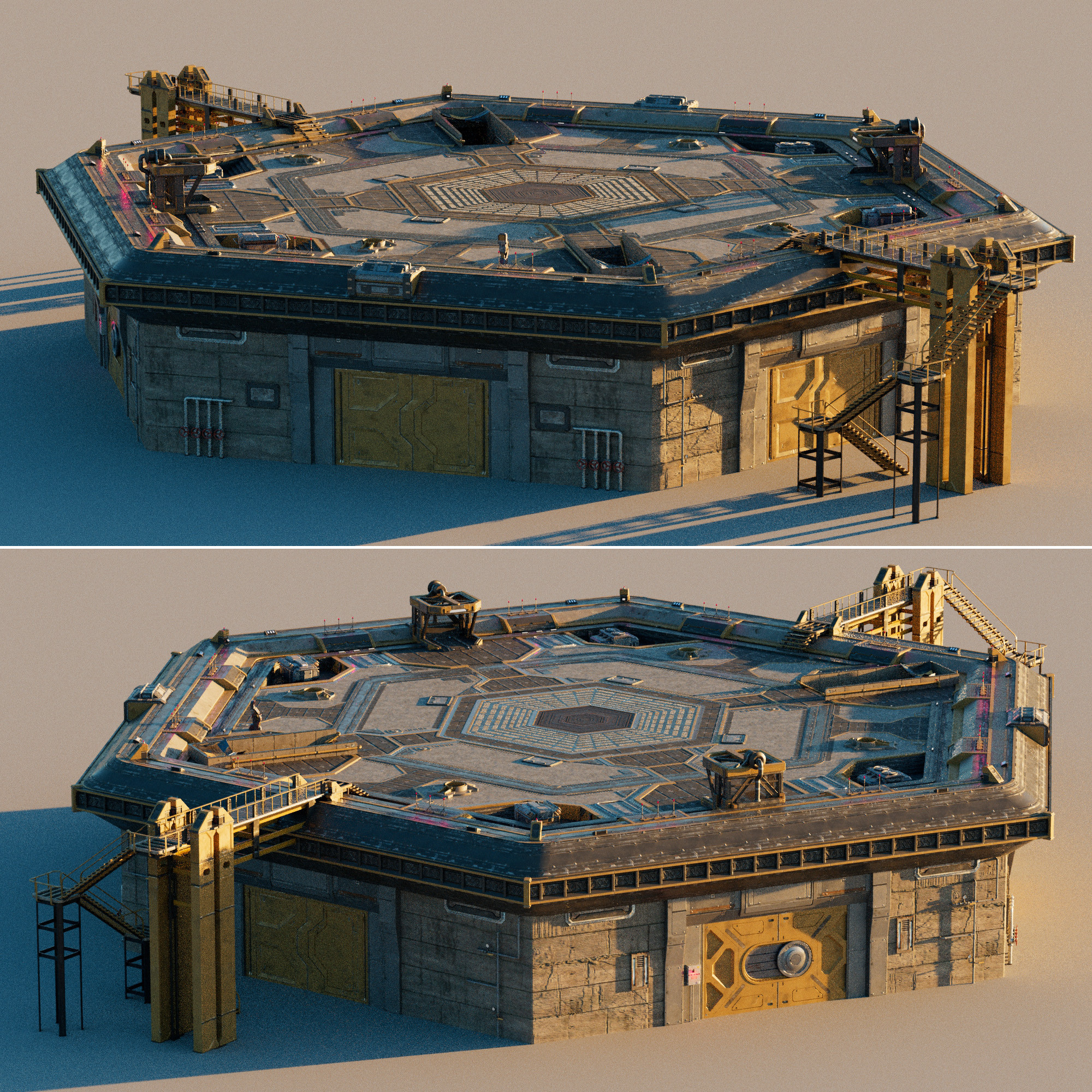 'Agrius' : Landing Pad
3/4 view