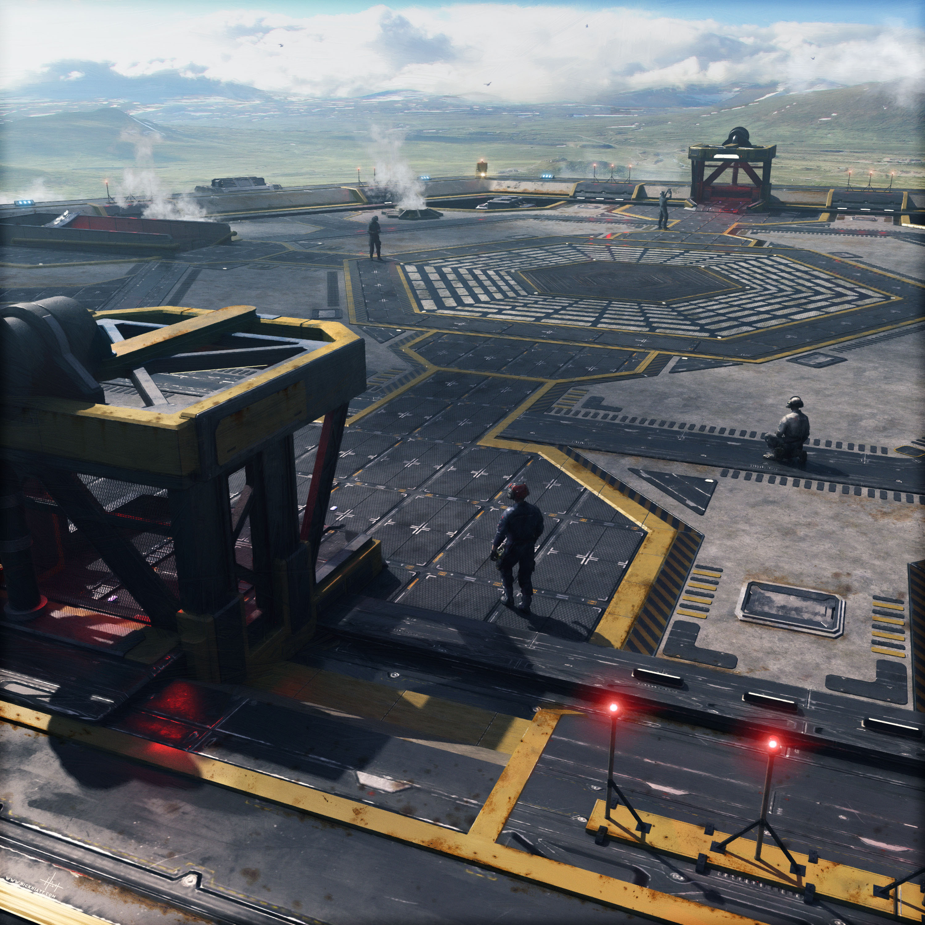 'Agrius' : Landing Pad
Paint over