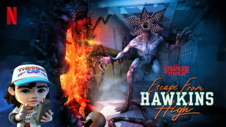 Official Netflix Nextworld Stranger Things: Escape from Hawkins High Cover Art