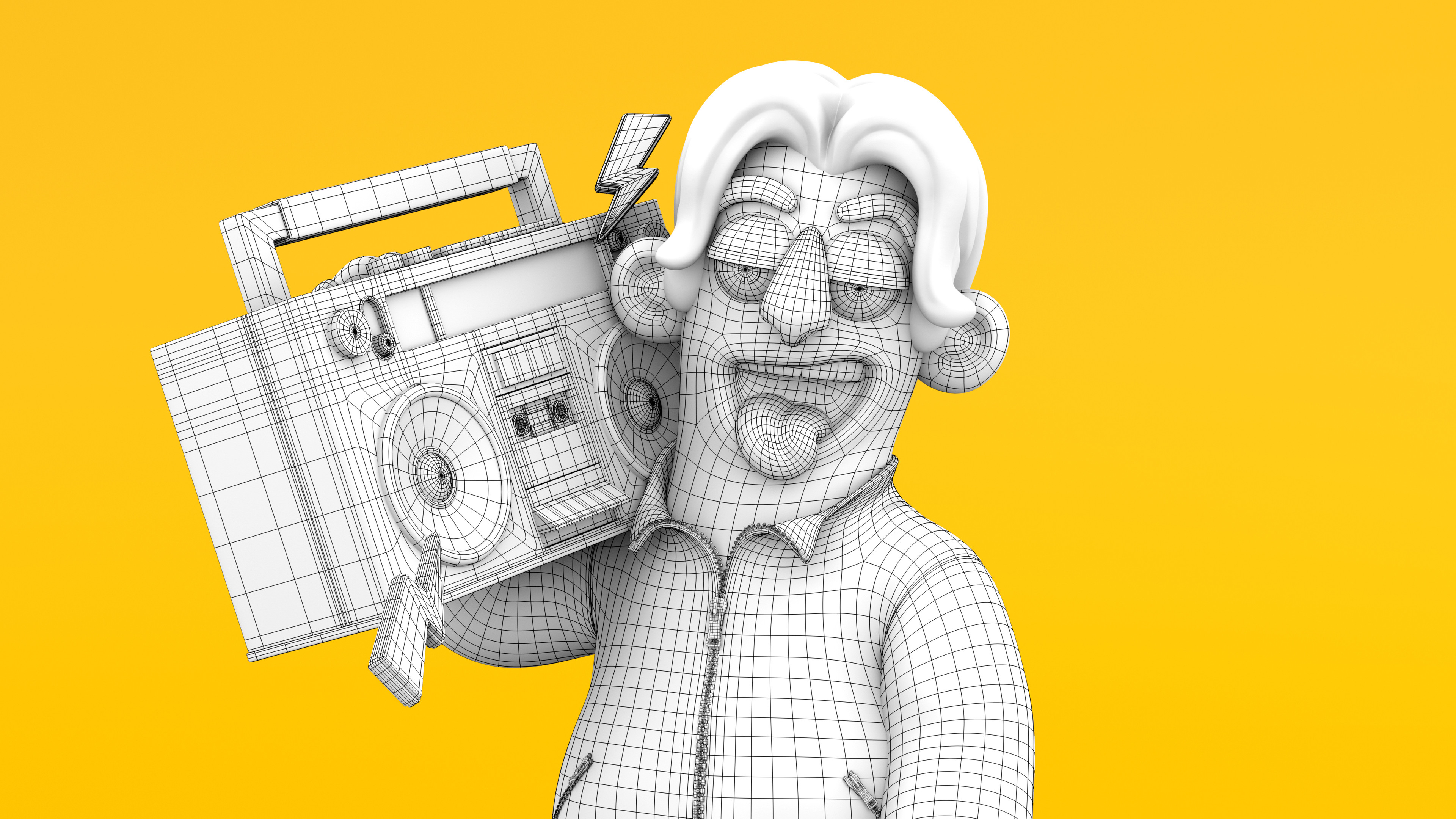 4K Wireframe