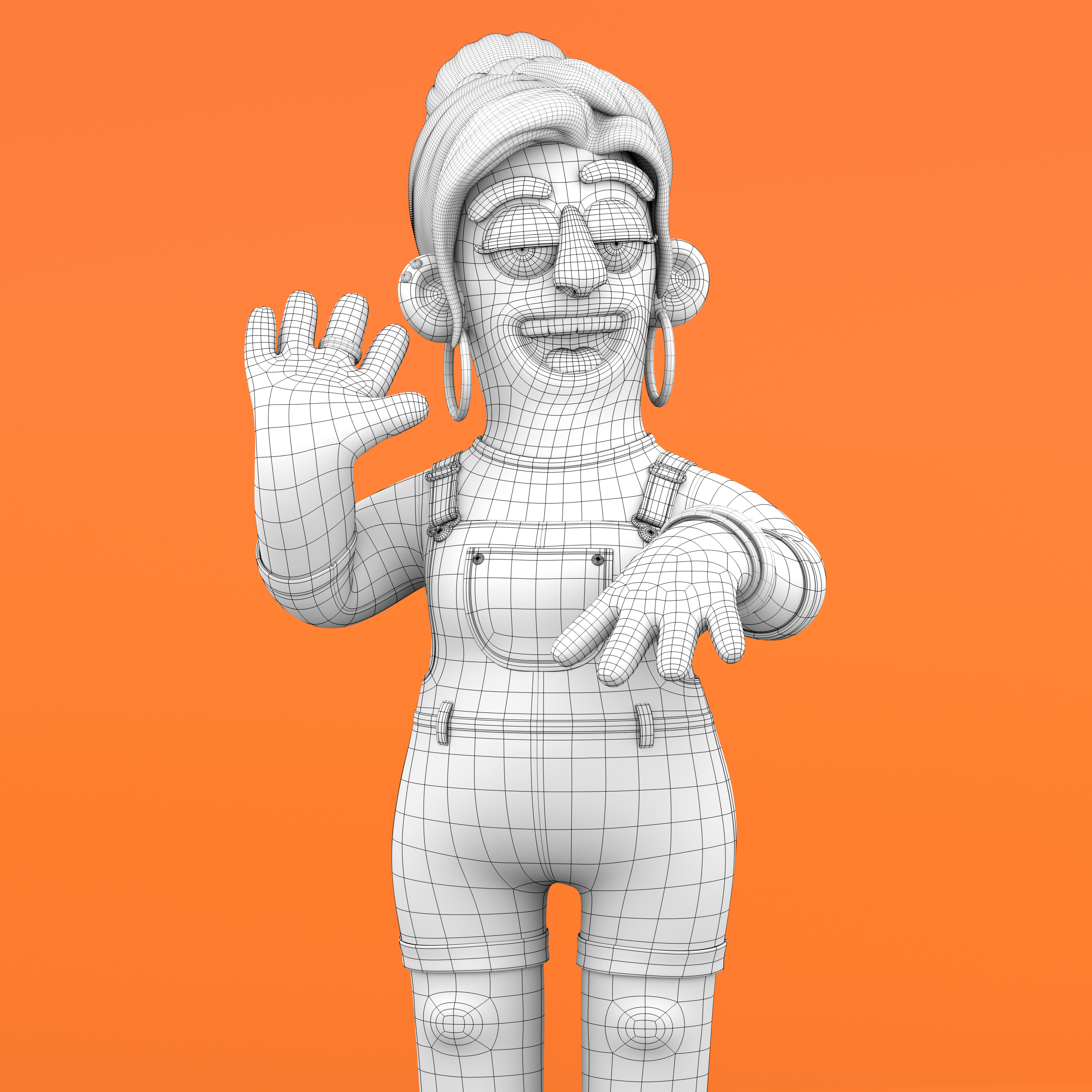 4K Wireframe