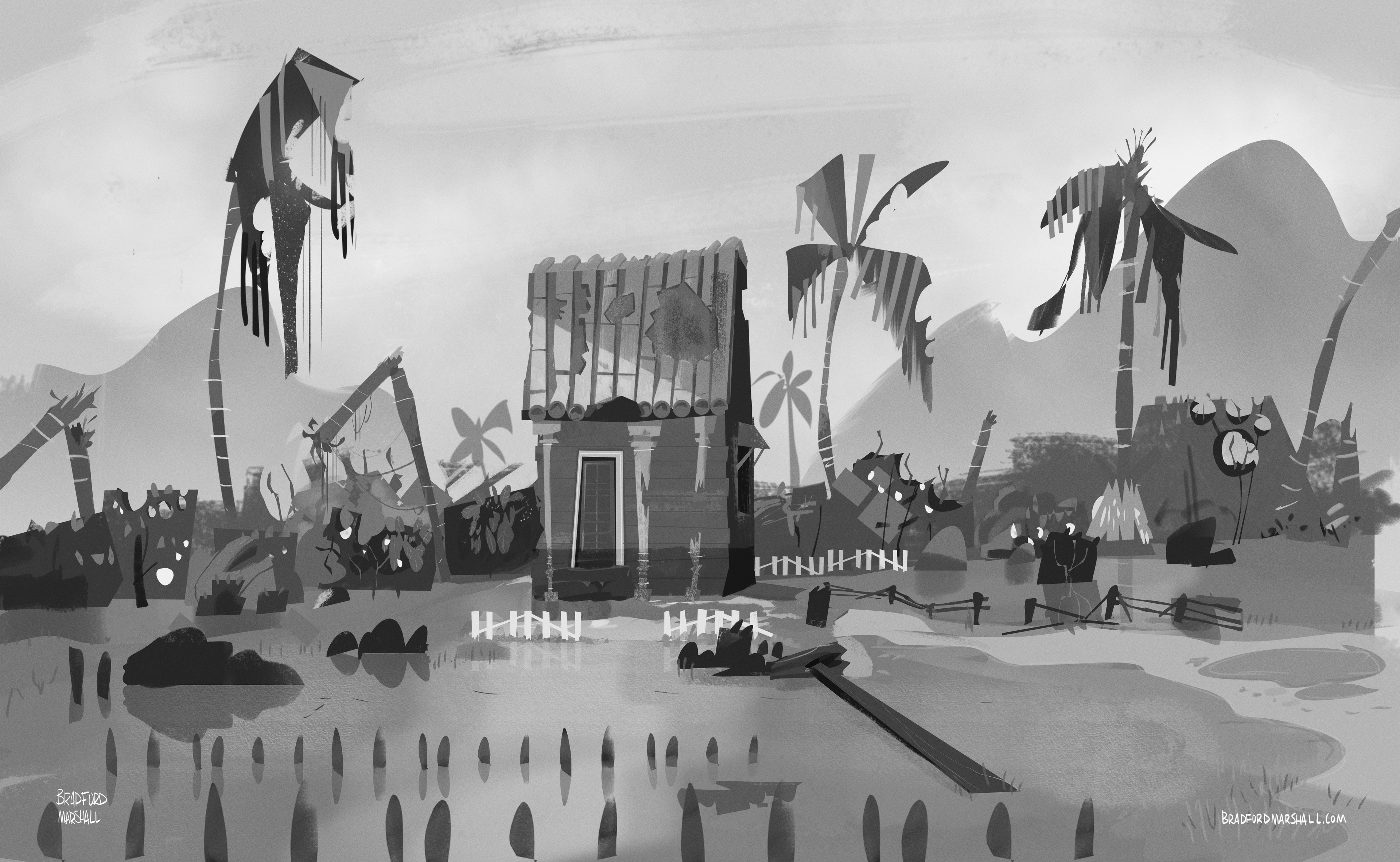 Island hut