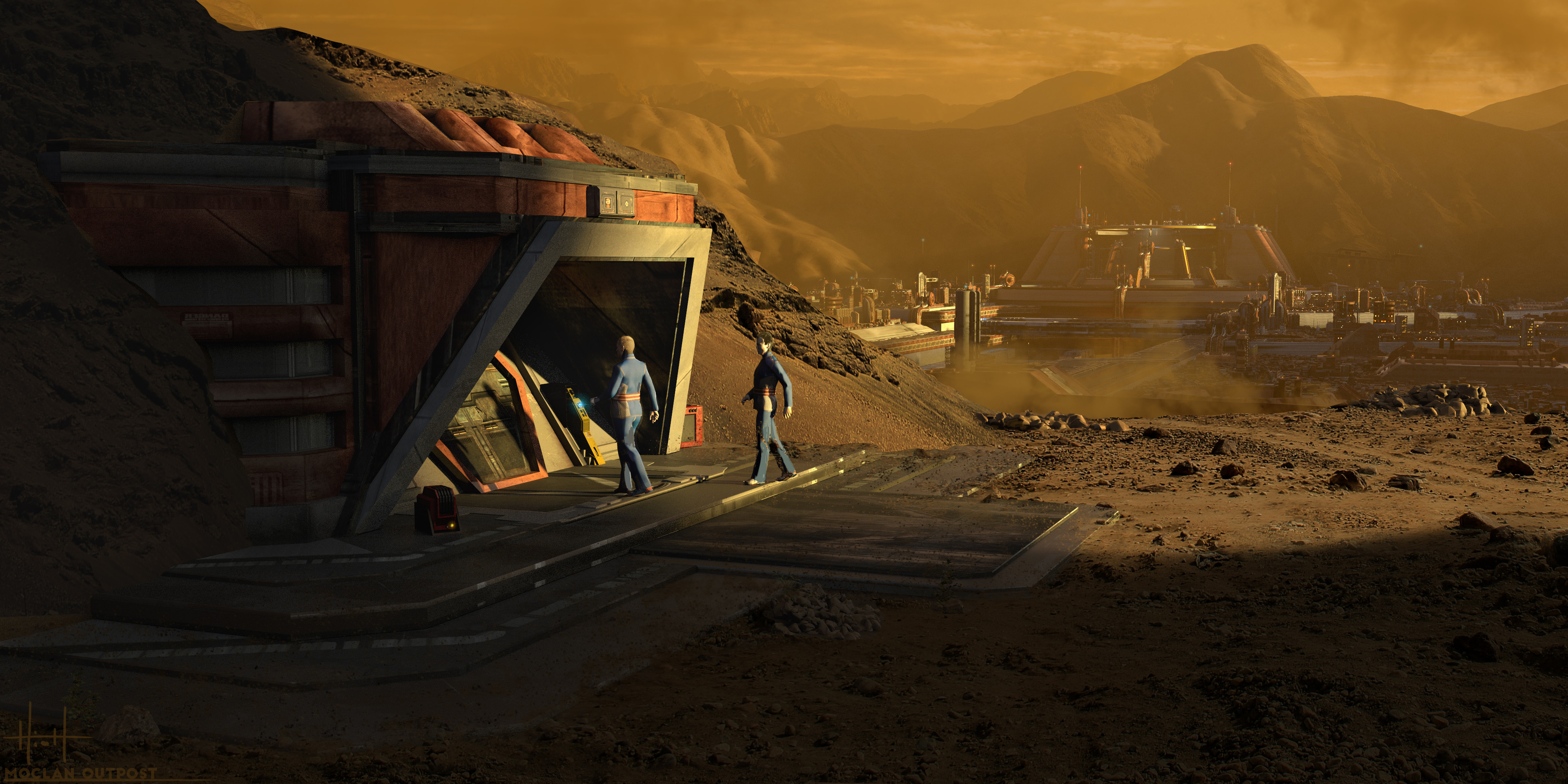 'the Orville' :  Moclan Outpost
Concept Art