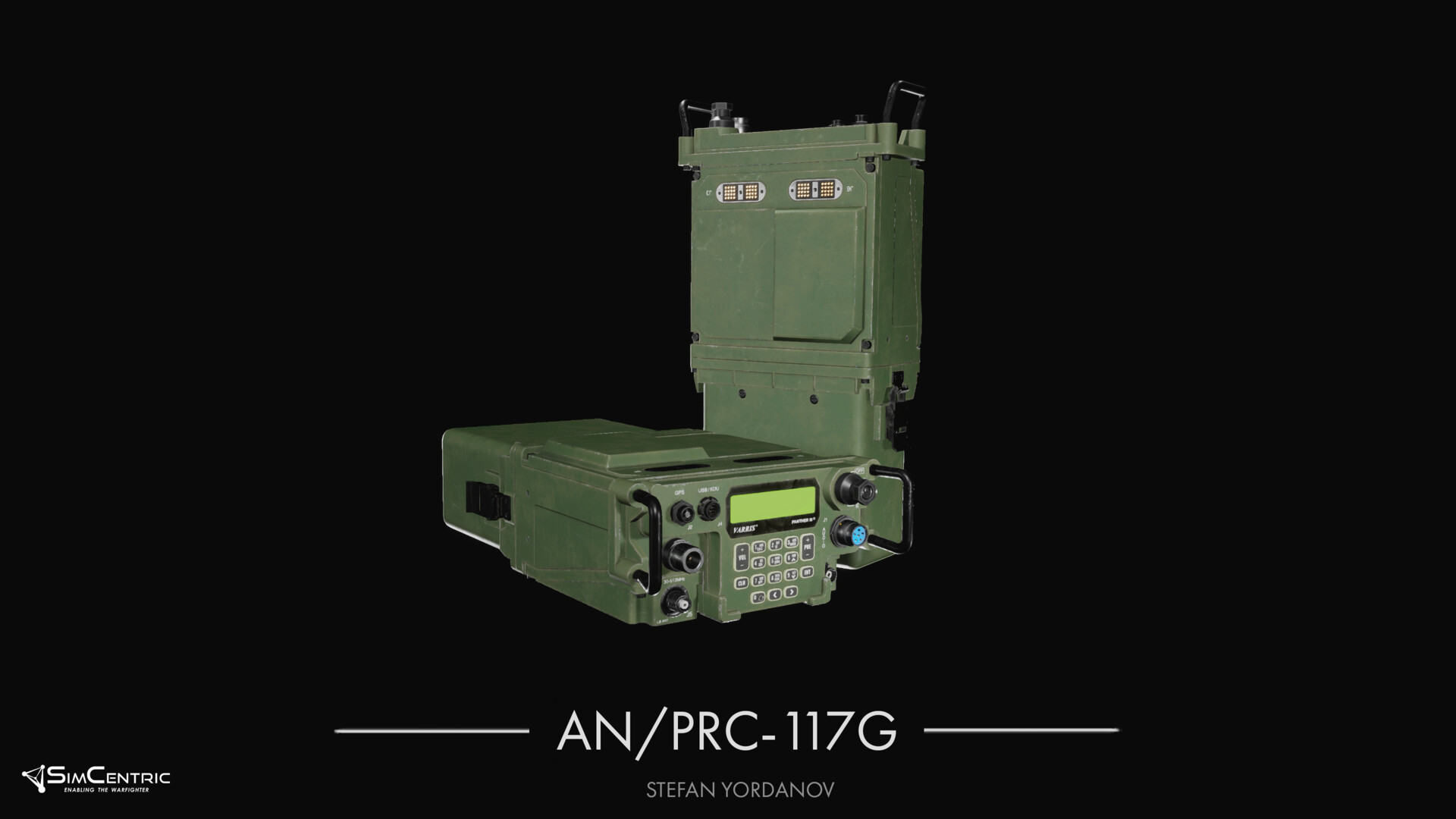ArtStation - AN/PRC-117G Multiband Networking Manpack Radio