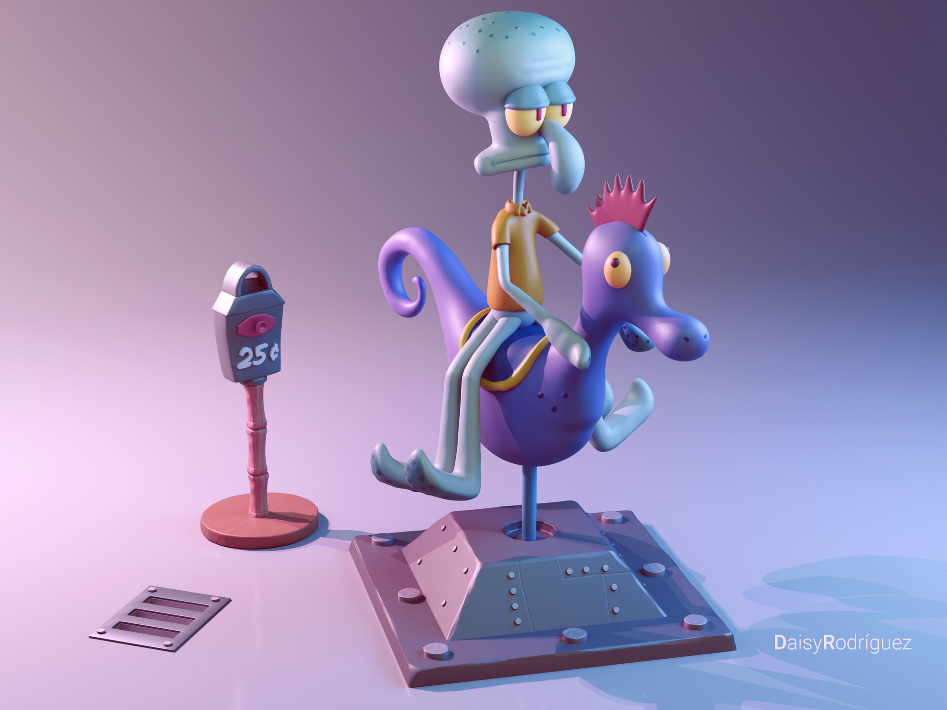 ArtStation - Squidward's dream