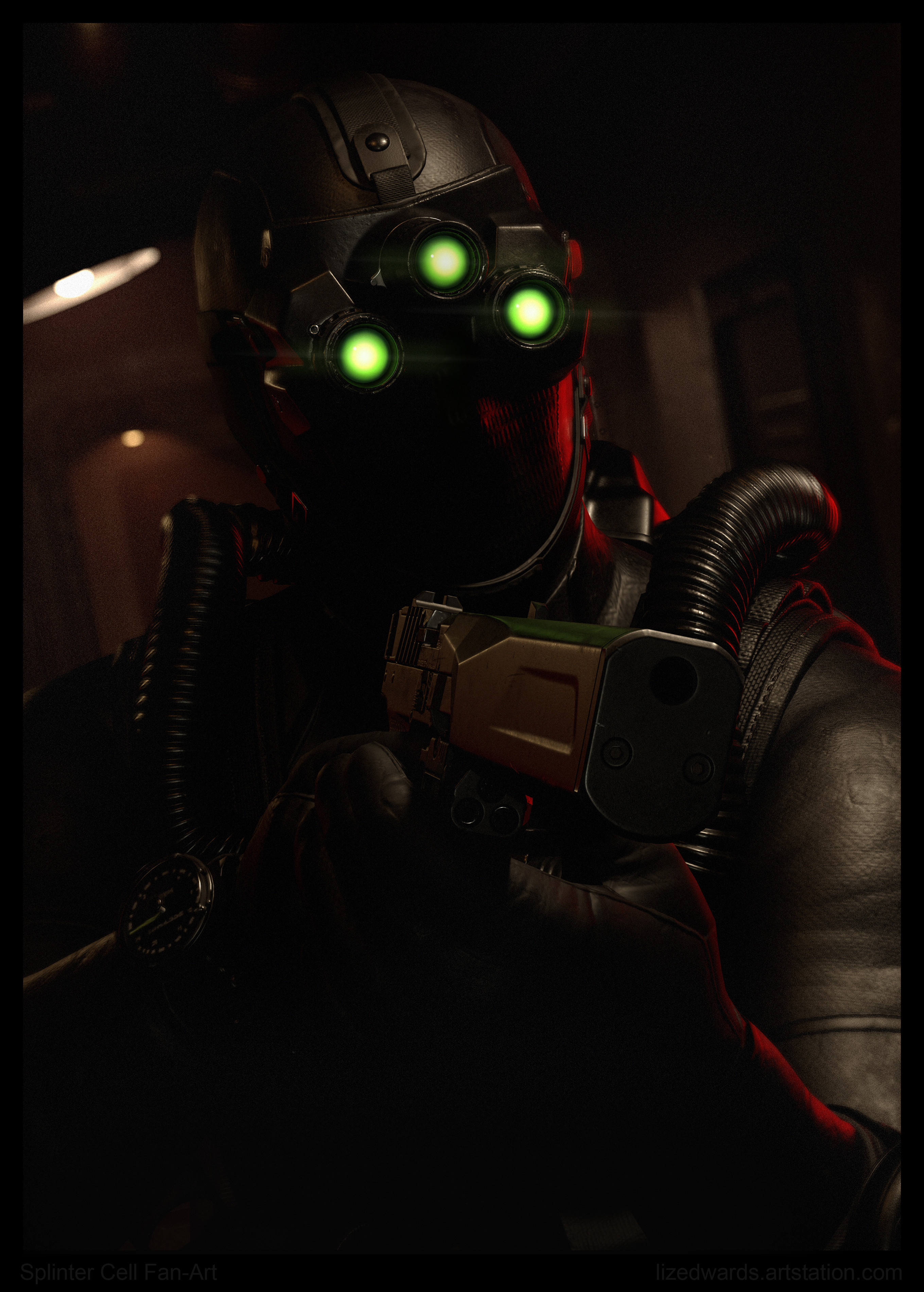 Pistol created by Justin Frazee