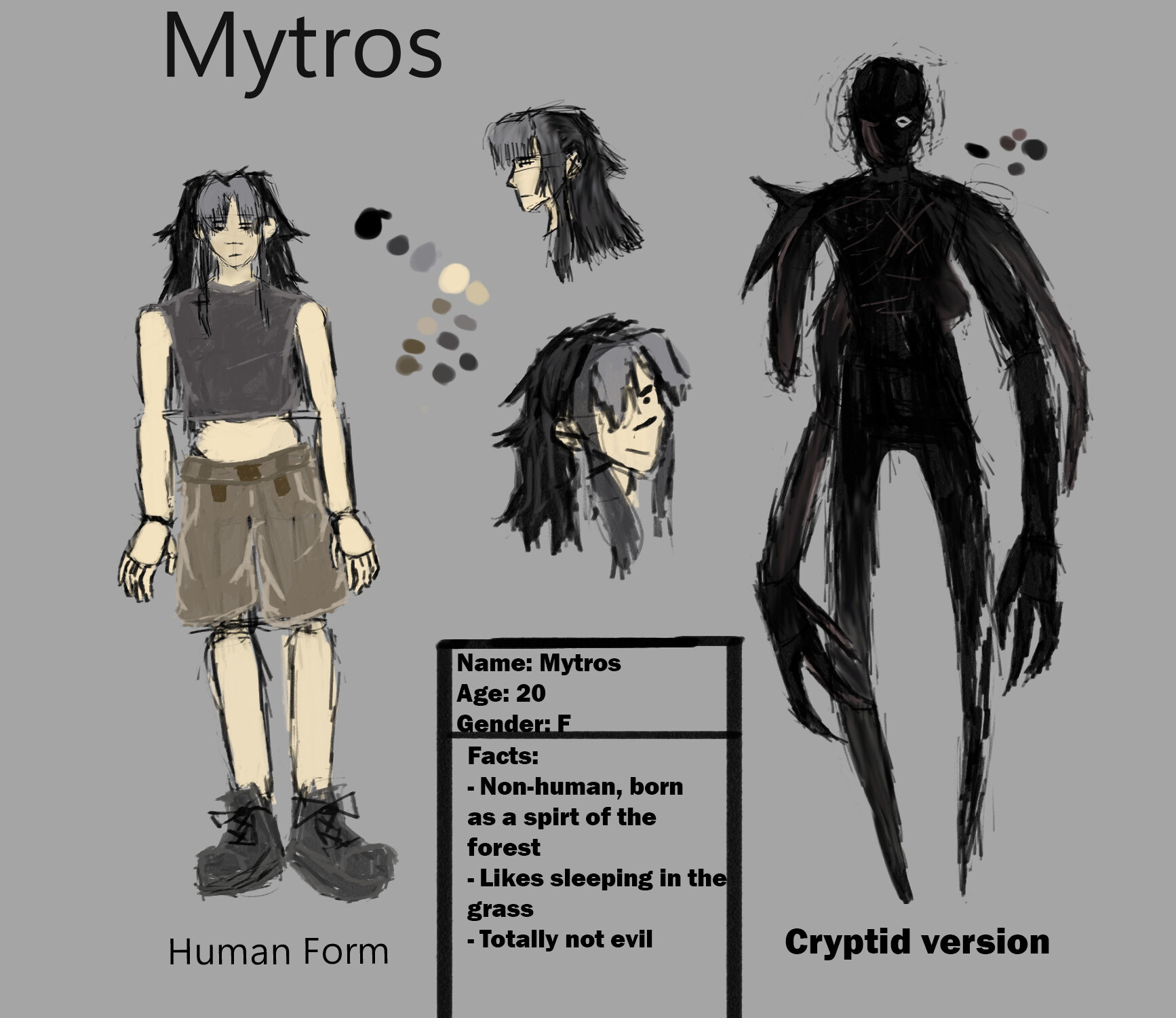 ArtStation - Character Sheet Three: Mytros