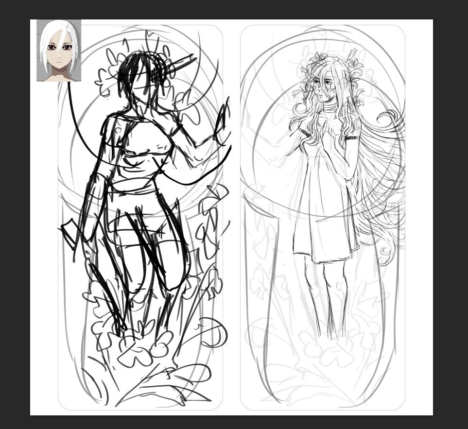 Work in progress sketch 1, they sure came a long way