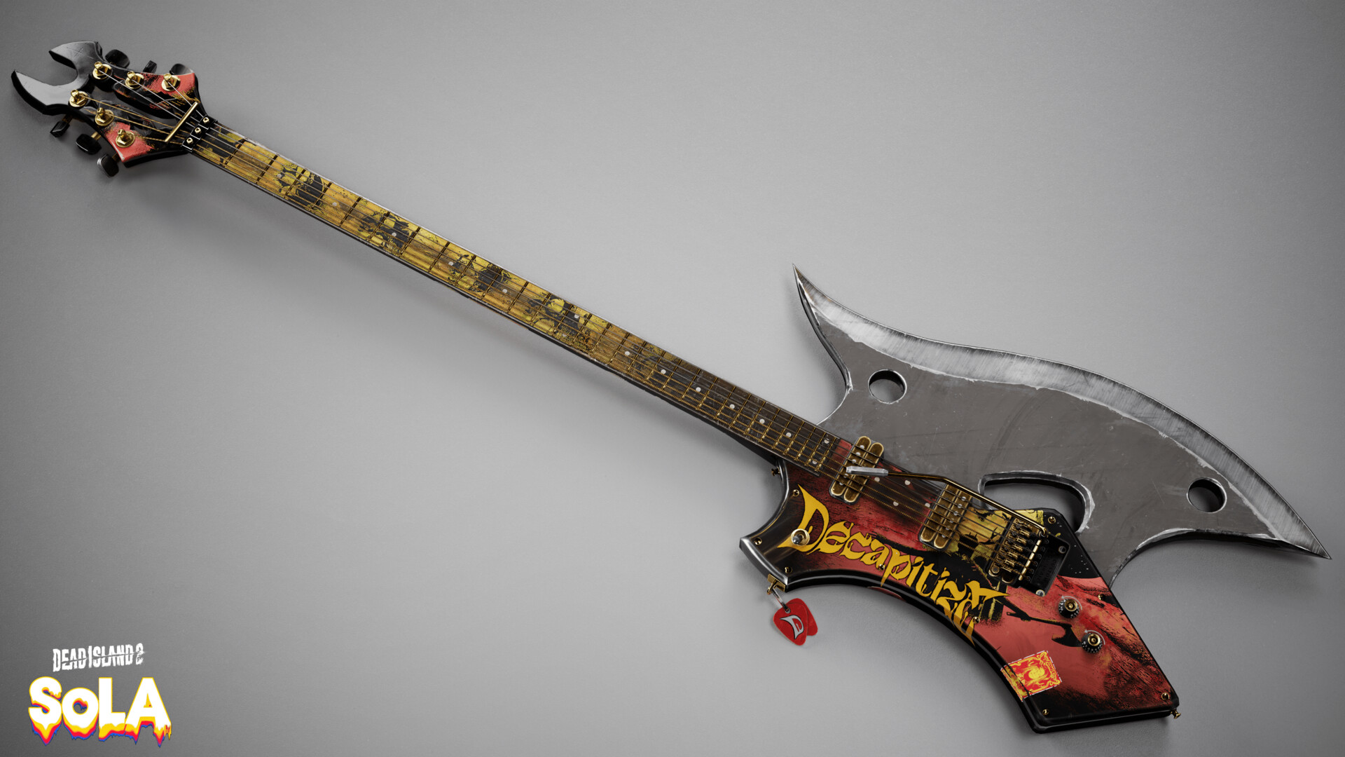 ArtStation - Dead Island 2 - SoLa - Guitar Axe