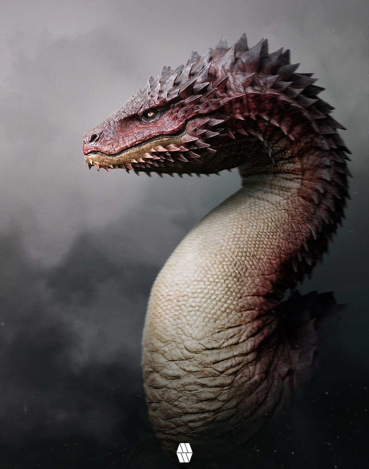 A Dragon Emerges - 'Dragon Bust' Concept