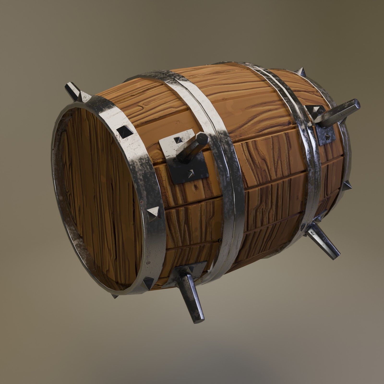 ArtStation - Exploding barrel