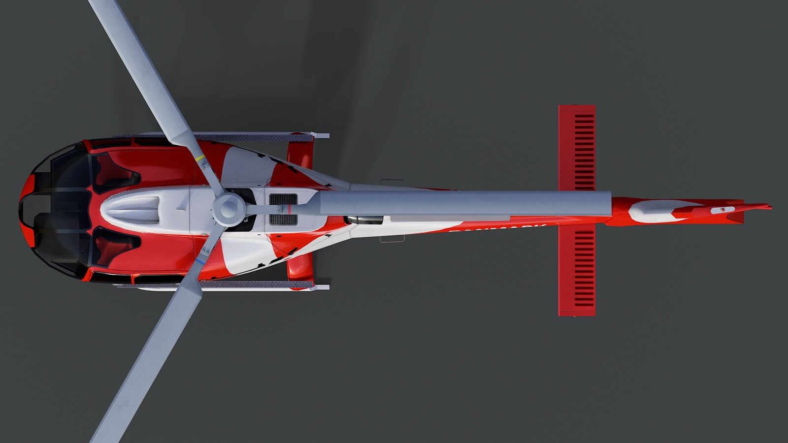 Helicopter Airbus H130 - Scandinavia Pack - Livery Danmark (Denmark) - Base Albedo Map View 1