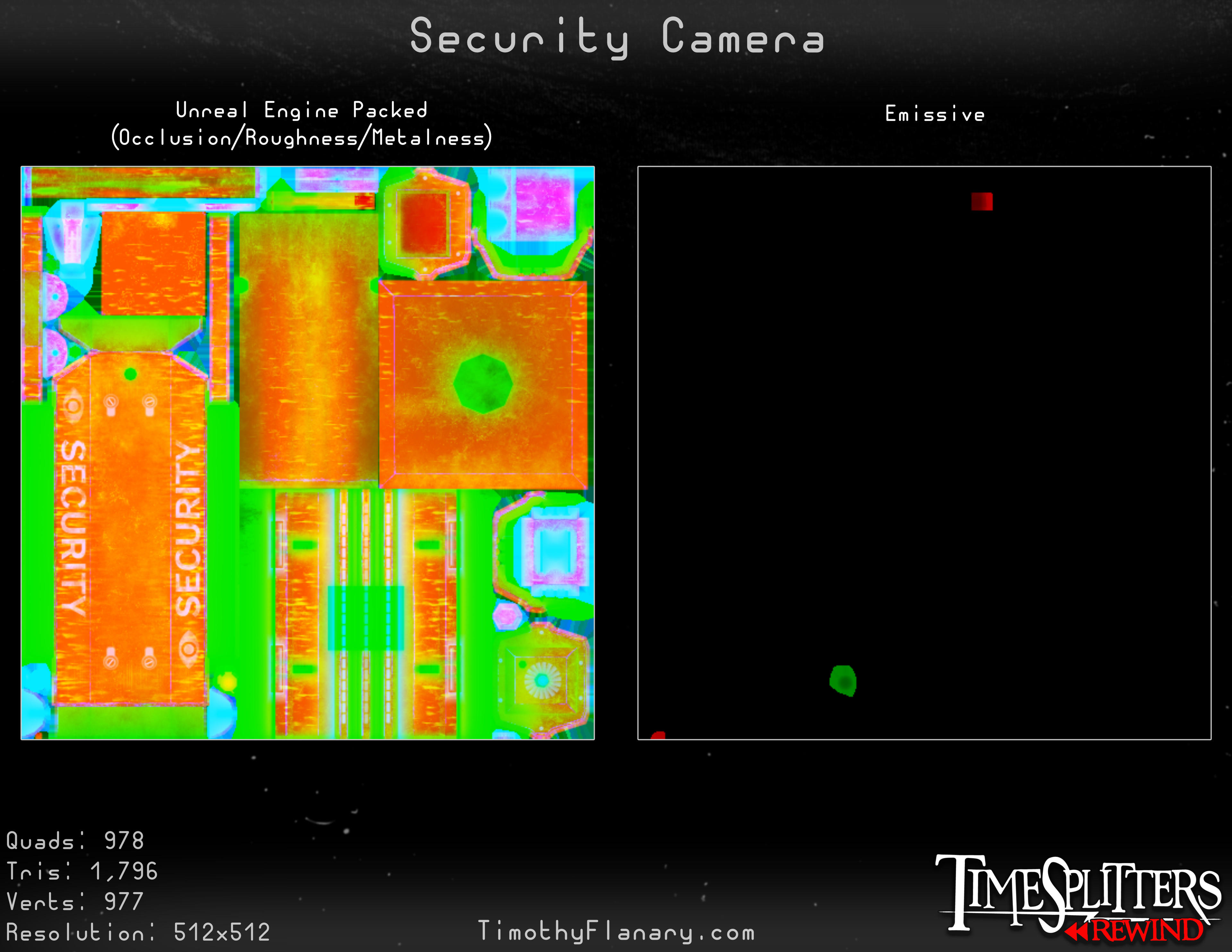 Security Camera - UE Packed and Emissive
