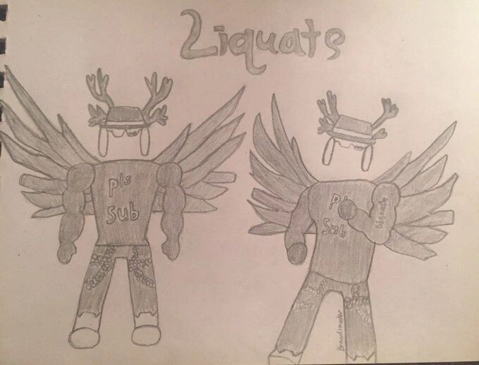 ArtStation - A drawing of Liquate's Roblox avatar!