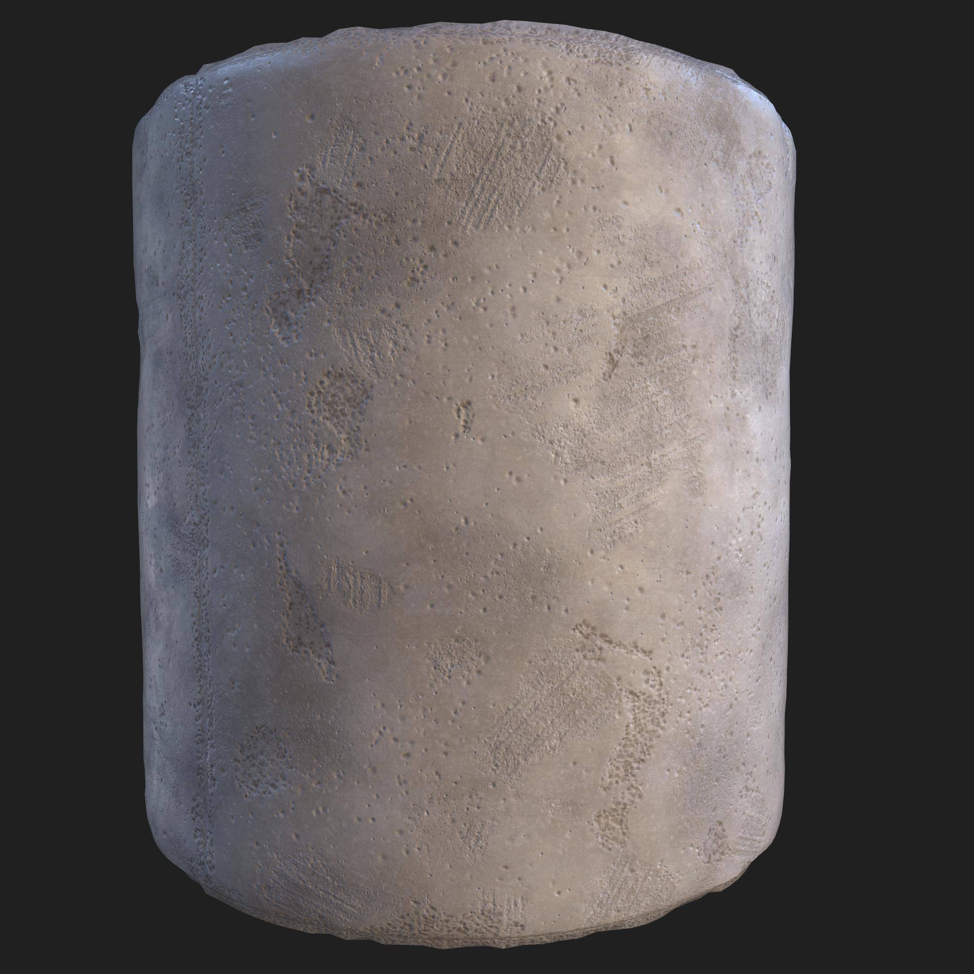 Close up of the rough concrete material. Made and rendered in Substance Designer
