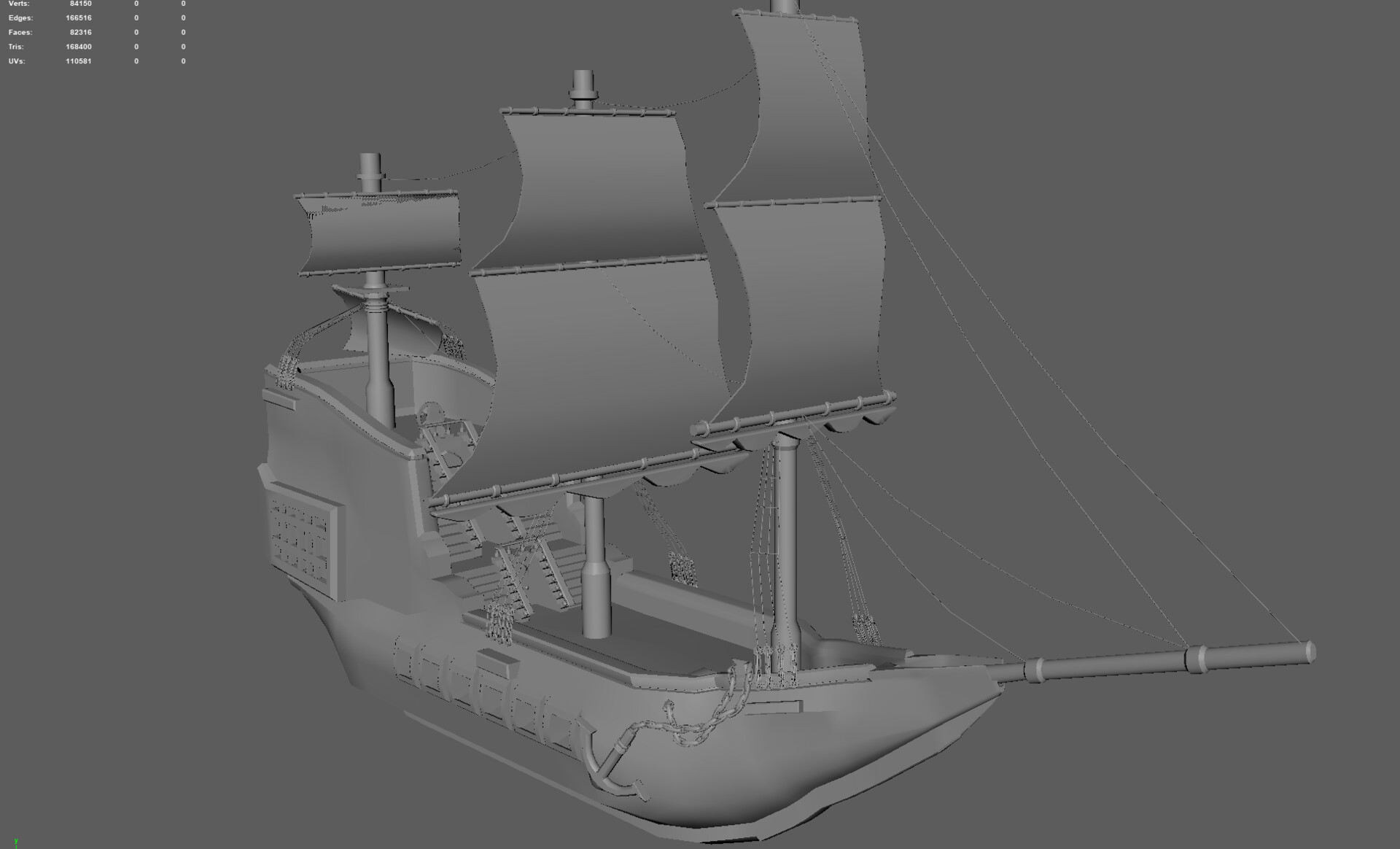 ArtStation - Stylized Sailing Ship - Novus Studio