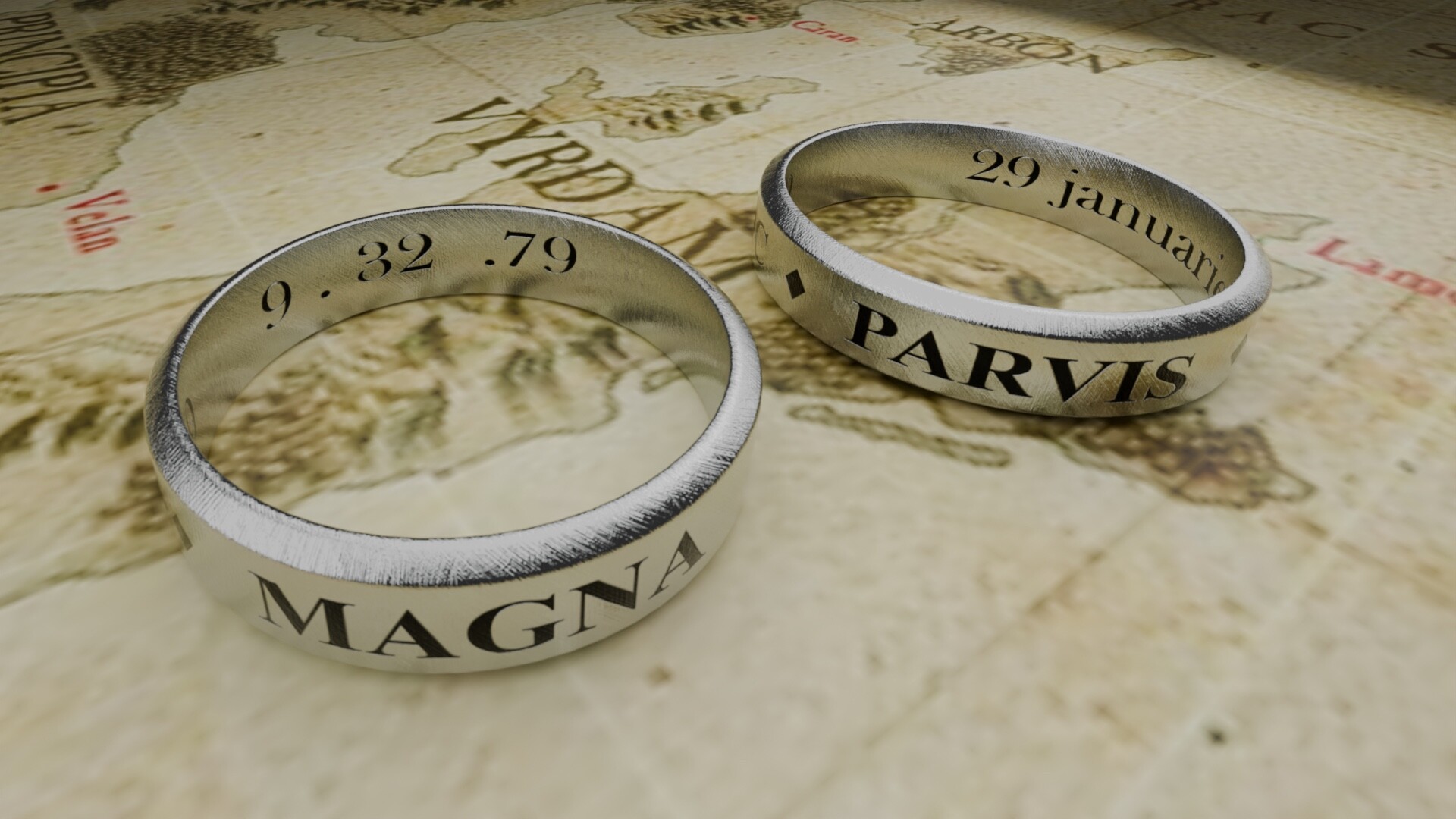 ArtStation SIC PARVIS MAGNA RING Uncharted