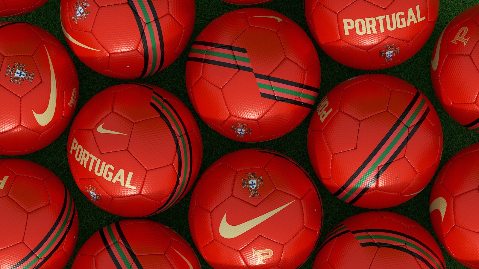 Soccer Ball Nike Prestige - Collection Examples - Skin Portugal - Rendering 1