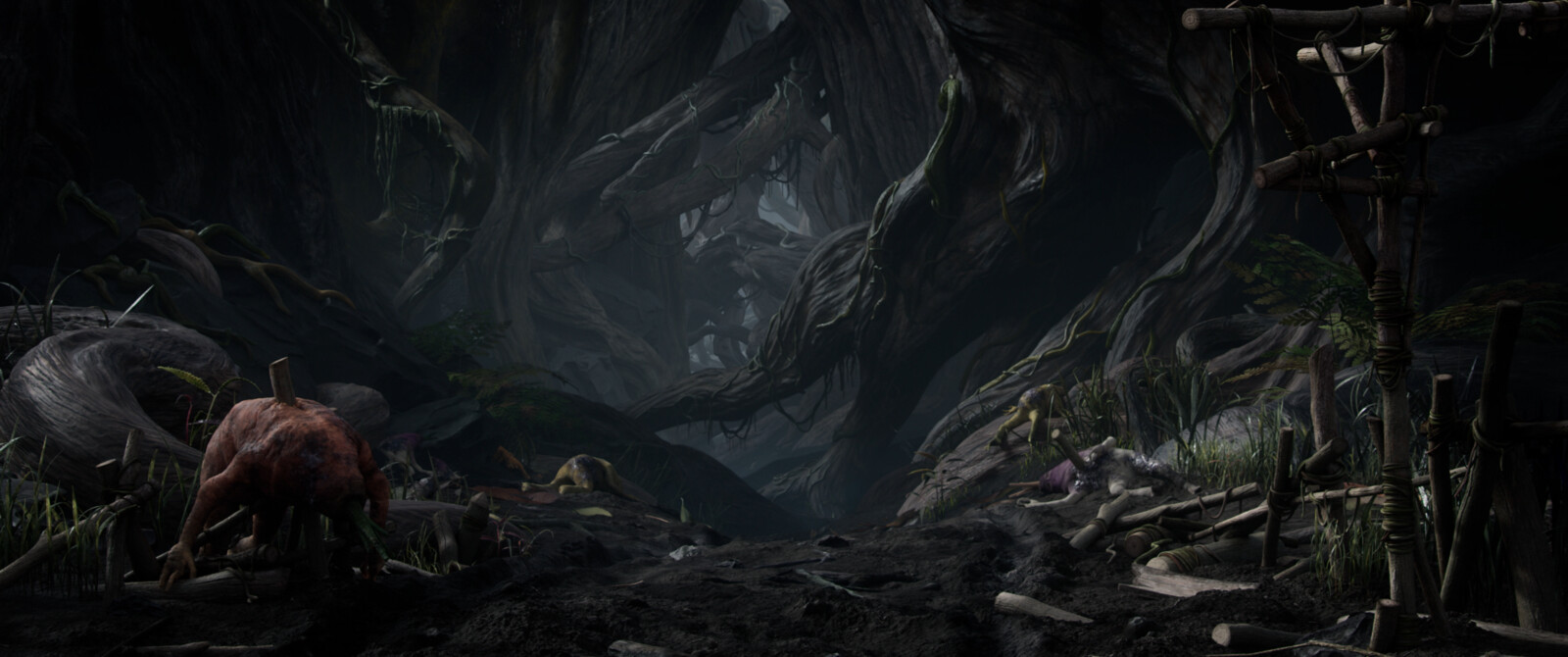 Forest (concept, set dress, lighting, compositing)