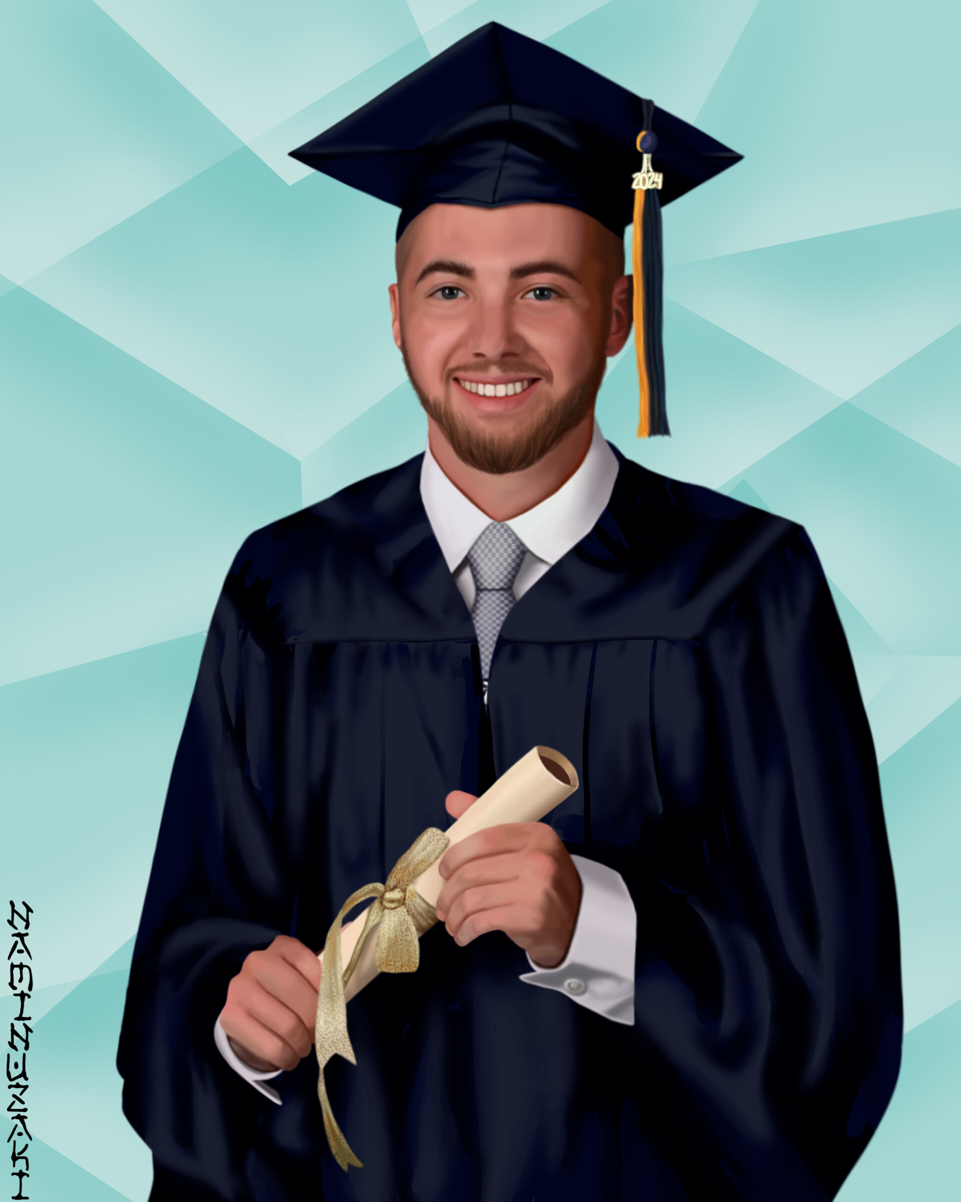 ArtStation - Graduation Portrait