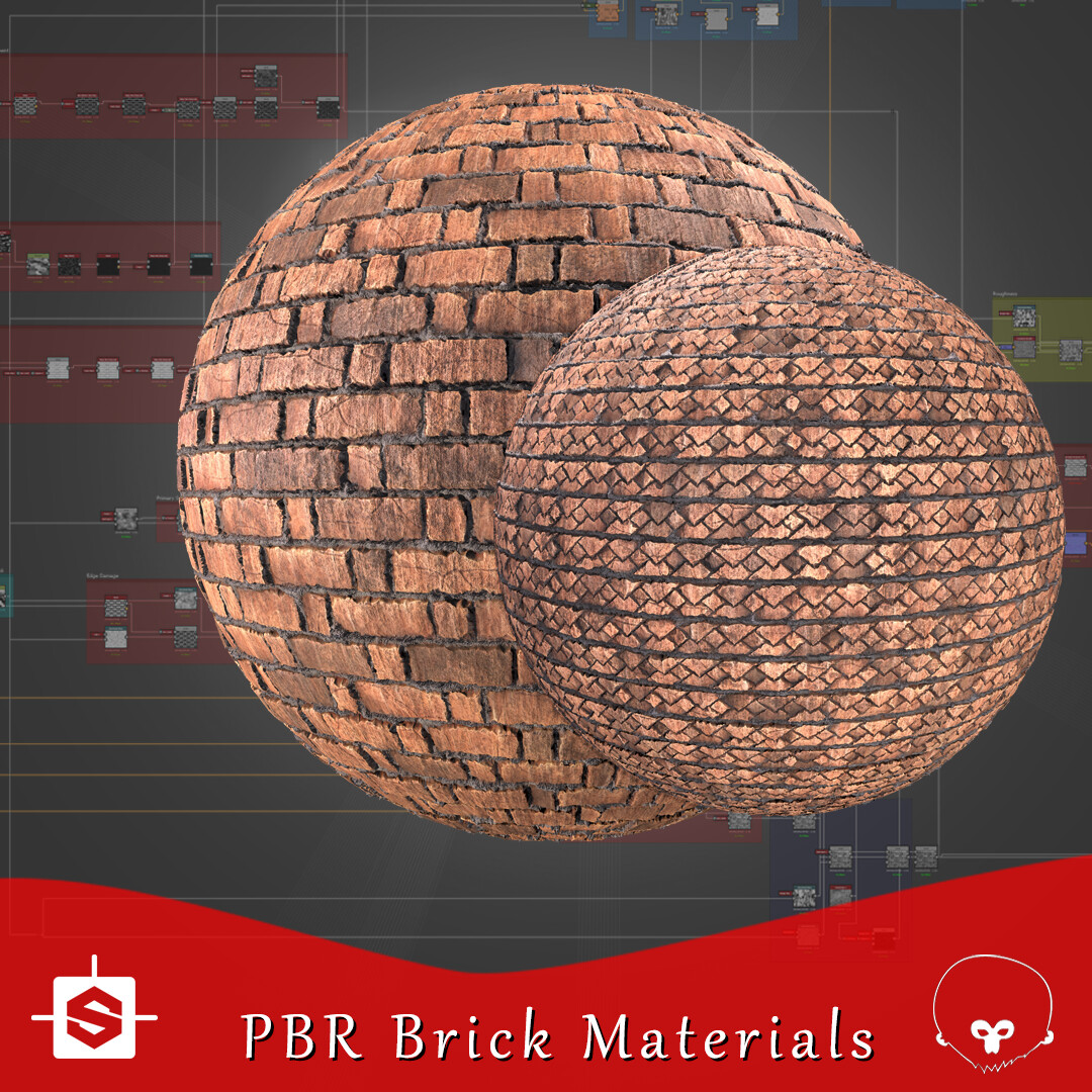 Reza Heydari - A Pack of PBR Brick Materials _ PBR Textures Category