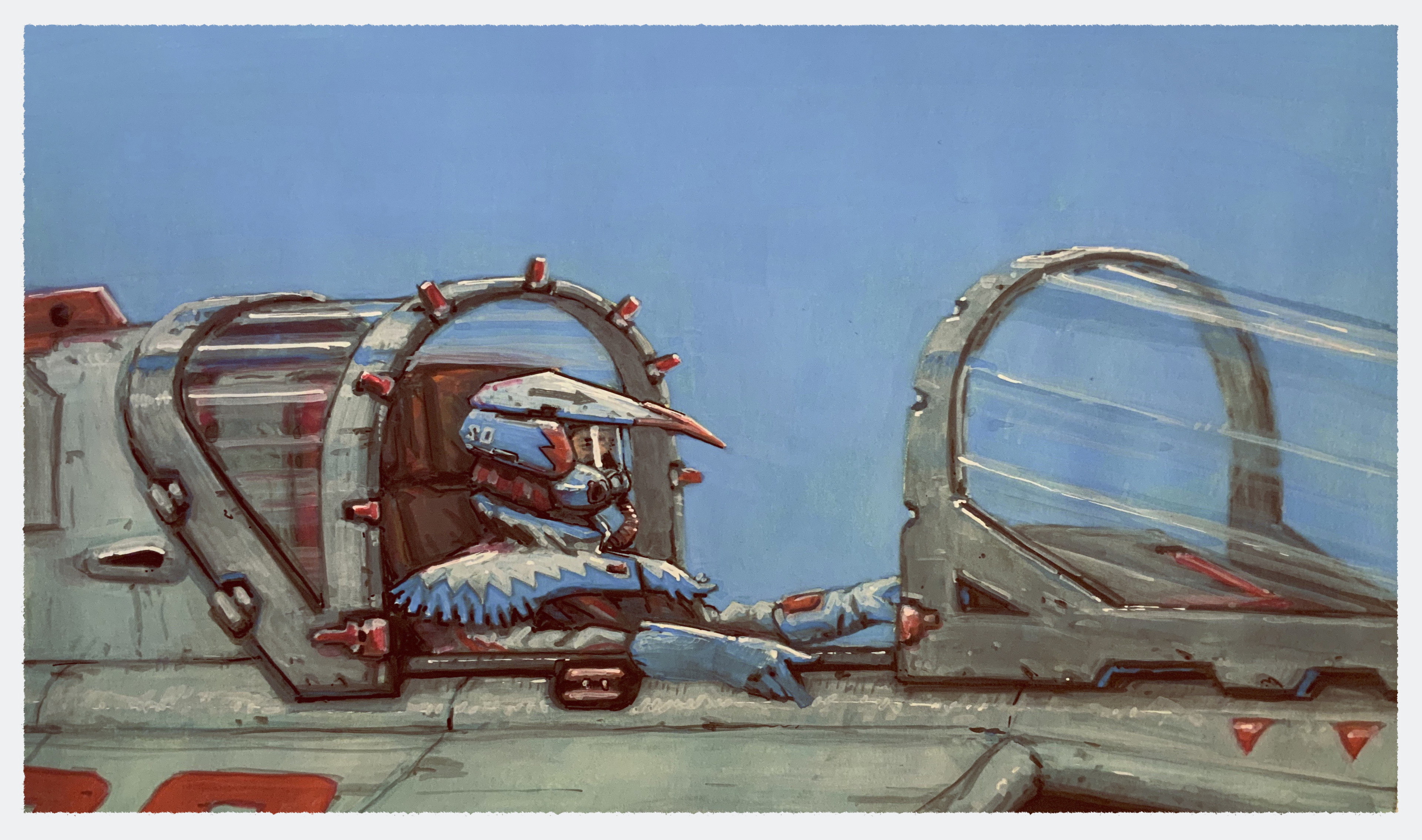 Keyframe 1 - Gouache - A4