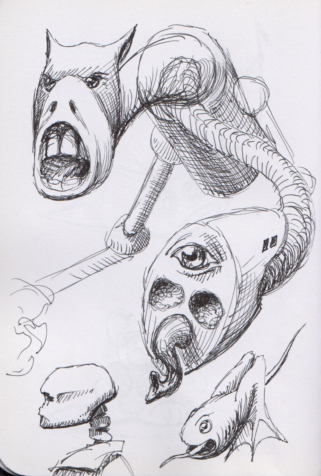 creature sketches