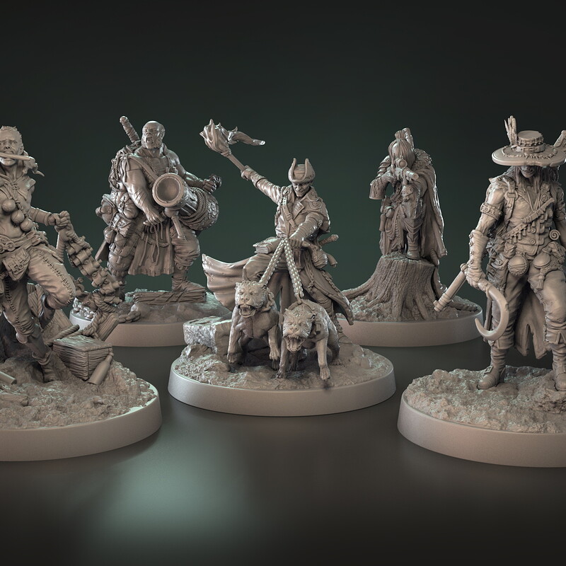 The Hunter's Retinue Miniatures