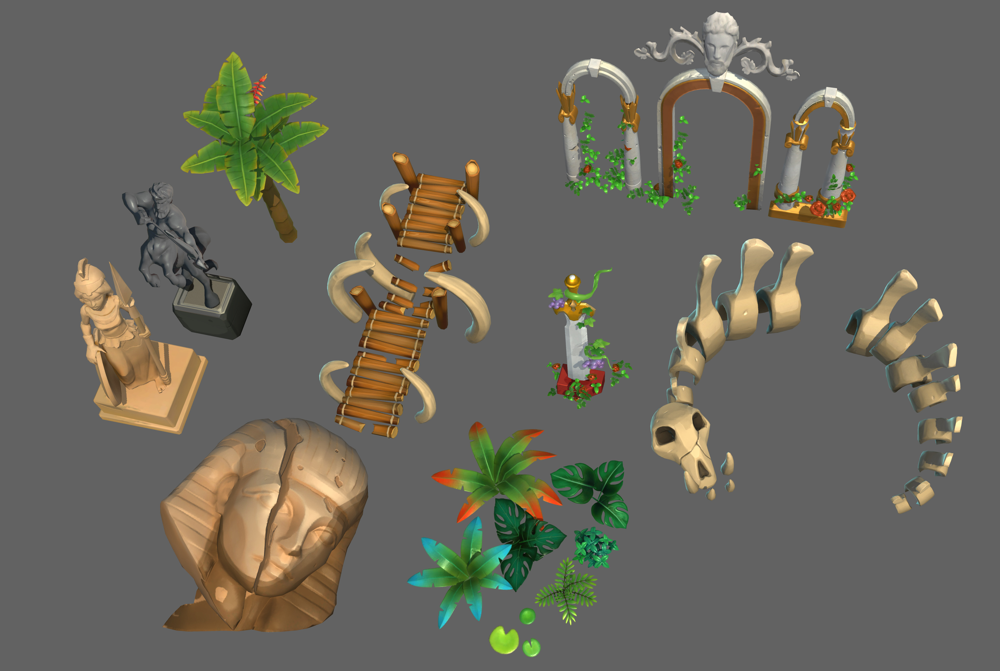Some of the assets I worked on 
